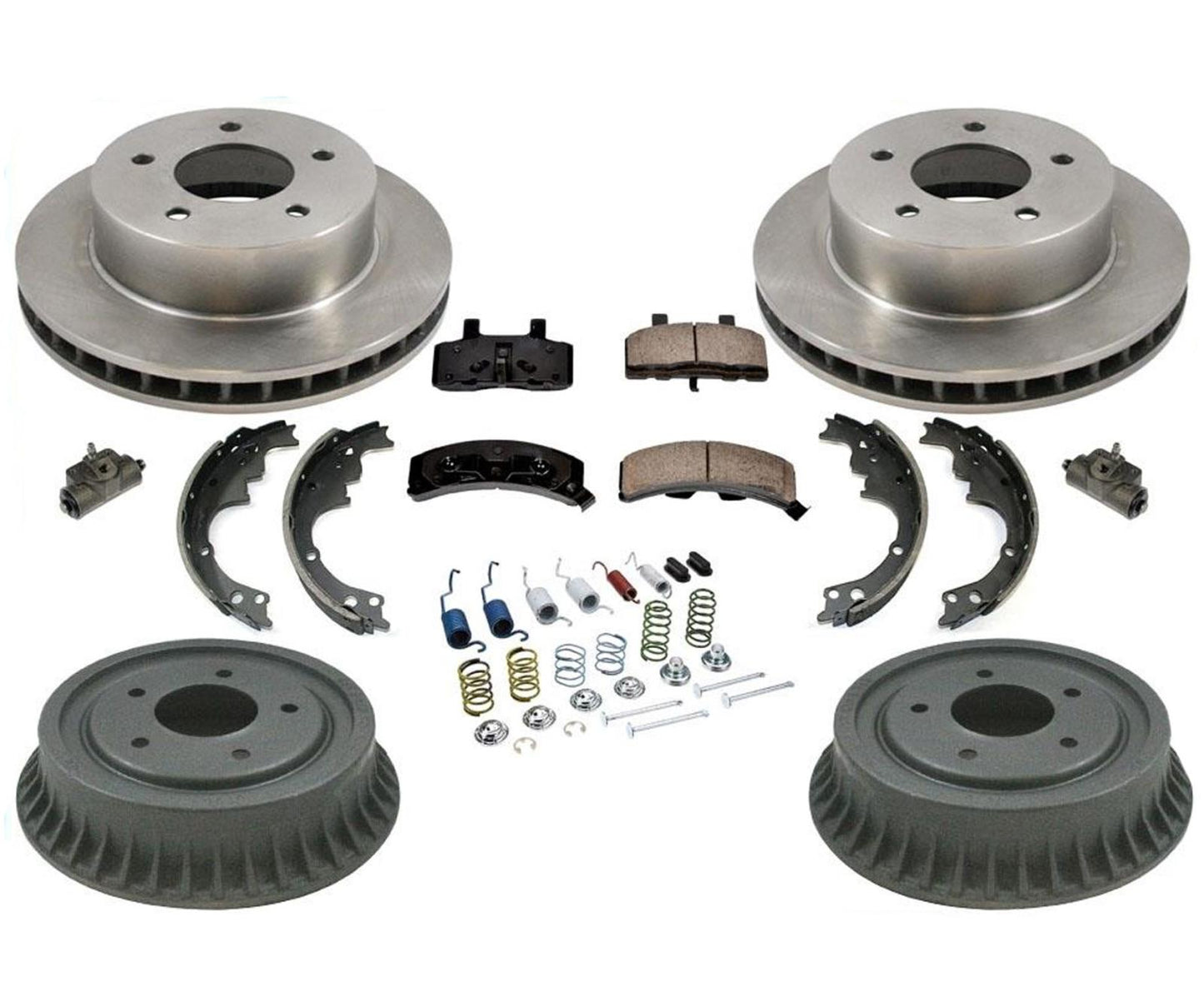 Rotores Pastillas de freno Tambores Zapatas para Chevrolet Astro All Wheel Drive 90-02 AWD solamente