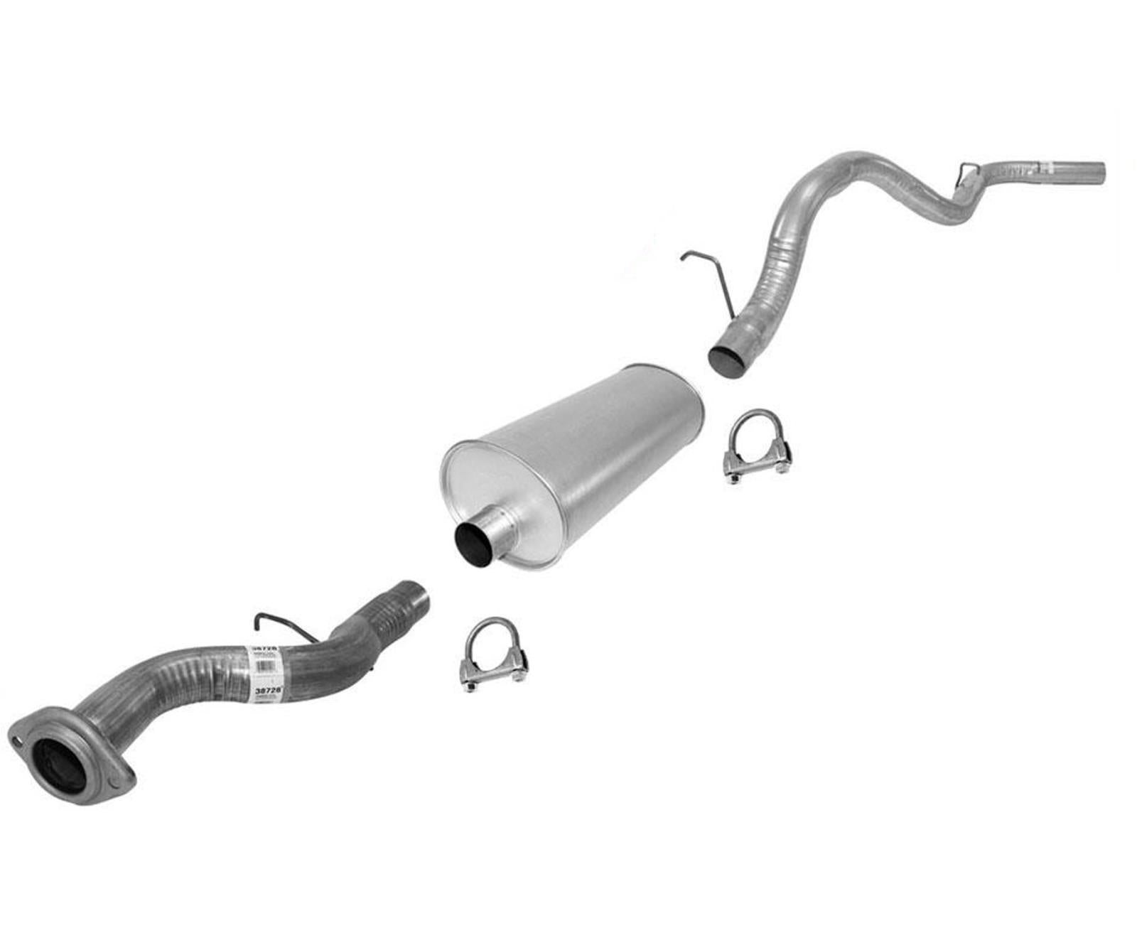 Muffler Exhaust System For Chevrolet Silverado 1999-2006 W/ 119 Inch Wheel Base