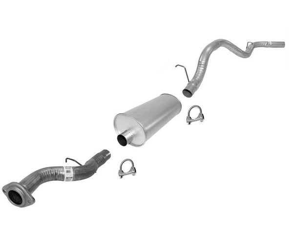 Muffler Exhaust System For GM Silverado 1999-2006 Only With 119 Inch Wheel Base