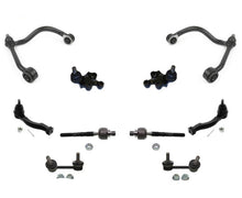 Upper Control Arms W/ Ball Joint + Tie Rods 10 Pcs Kit for Kia Sorento 05-06