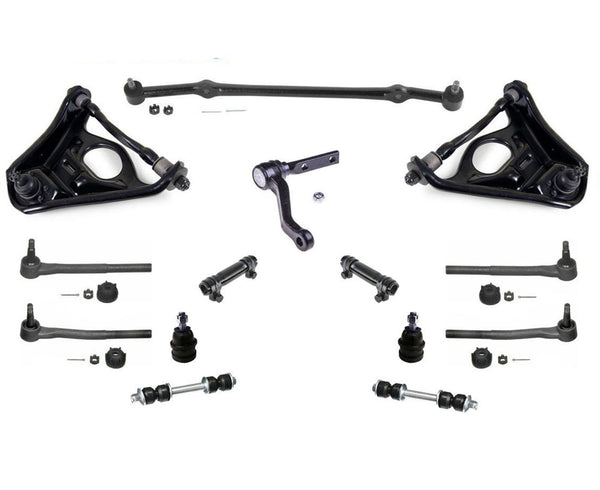 78-96 Impala 14Pc Tie Rod Rods Center Link Idler Arm Upp Control Arms Ball J