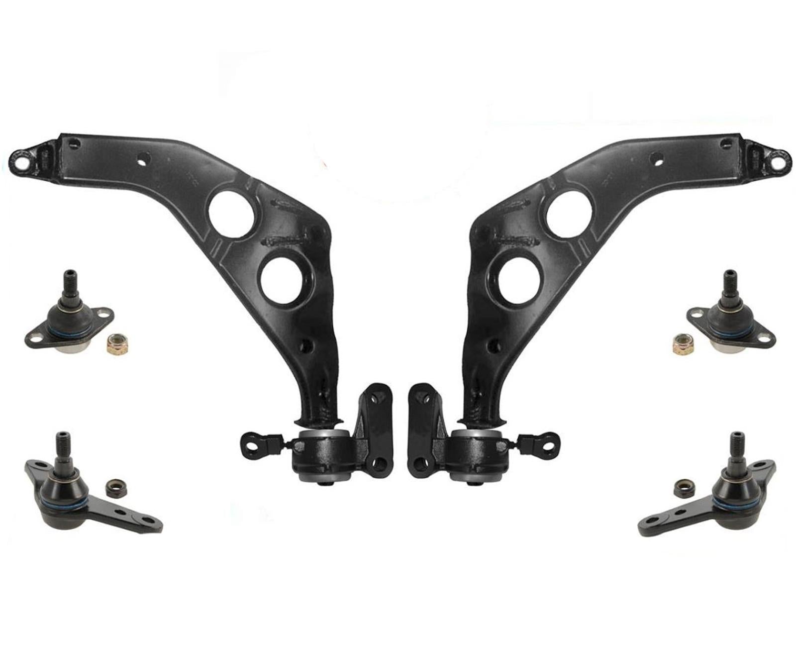 (2) Front Lower Control Arms W Bracket & Ball Joints For Mini Cooper 2002 - 2006