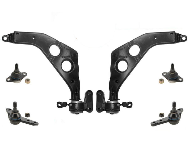 (2) Brazos de control inferiores delanteros con soporte y rótulas para Mini Cooper 2002 - 2006