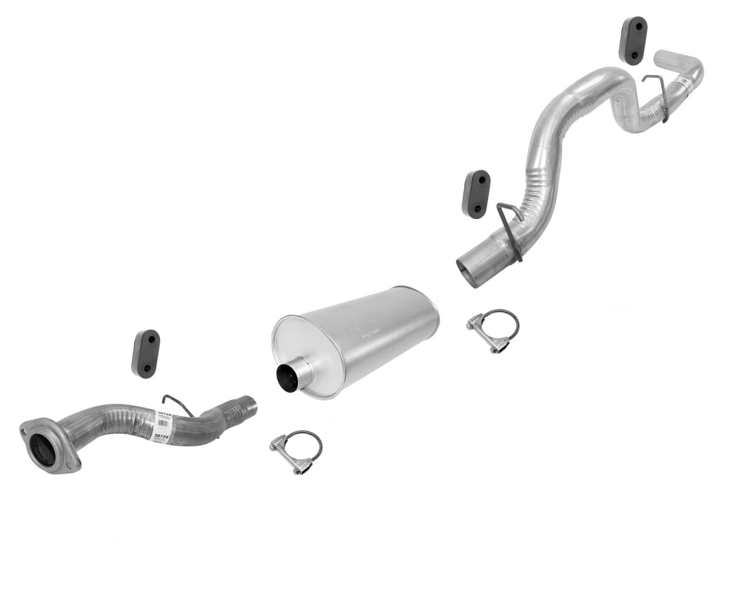 Se adapta al sistema de tubo de escape Silverado 99-01 119 WB Standard Cab Short Bed