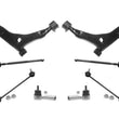 For 01-04 V40 S40 1.9L ONLY Control Arm Ball Joint Tie Rods & Sway Bar Links 8Pc