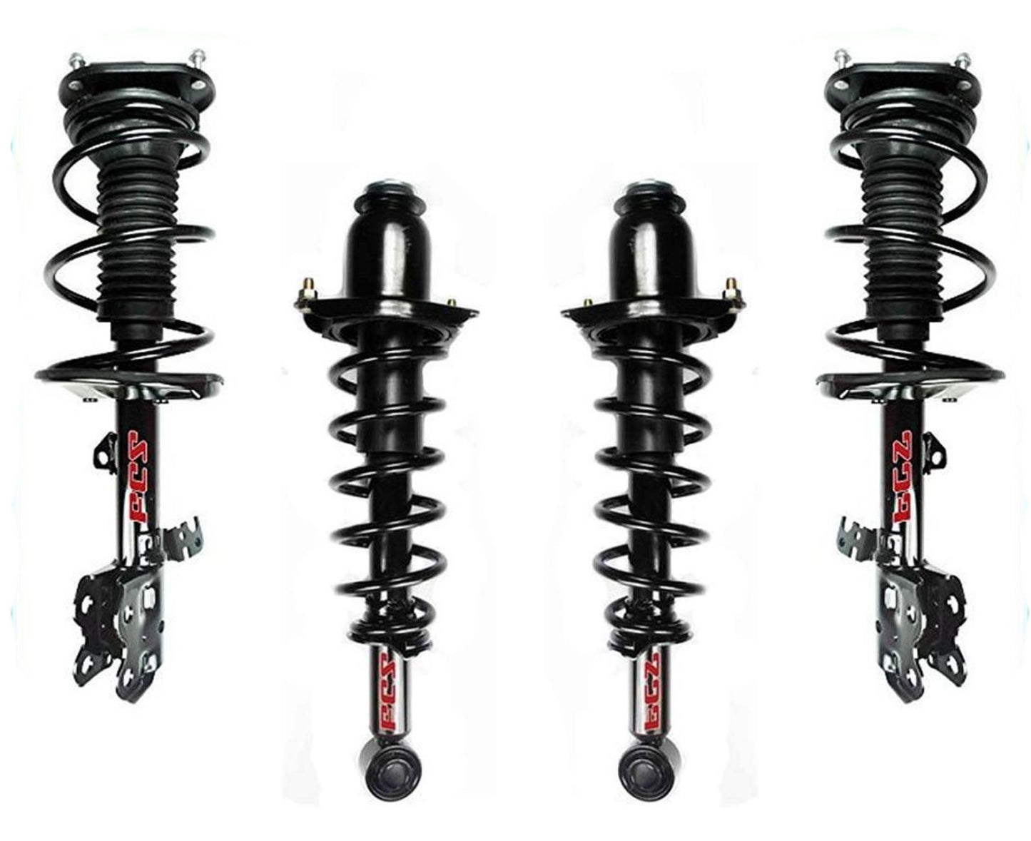Conjunto completo de puntal de resortes delantero y trasero para PRIUS 04-09 ¡GARANTÍA DE POR VIDA!