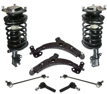 Front Struts Control Arms Sway Bars Links Tie Rods for KIA Spectra 8pc Kit 02-04