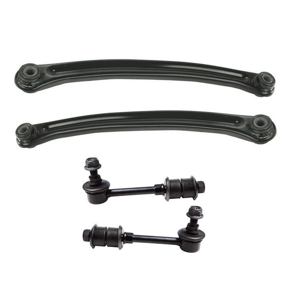Enlaces de barra estabilizadora trasera + brazos de control de enlace lateral para Hyundai Accent 00-05, kit de 4 piezas