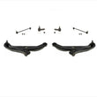 Front Control Arms Tie Rods & Sway Bar Links 6PC Kit for 01-03 Mazda Protege & 5
