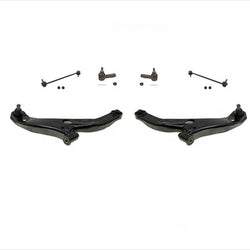Front Control Arms Tie Rods & Sway Bar Links 6PC Kit for 01-03 Mazda Protege & 5