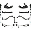 Front Complete Struts & 12 Pcs Kit 07-09 For Fusion & Milan Front Wheel Drive