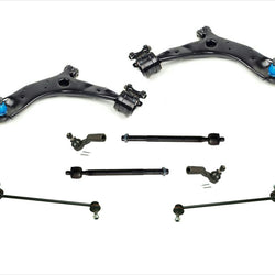 Para 07-09 Mazda 3 Mazdaspeed Turbo brazo de control rótula buje varillas de amarre 8 piezas