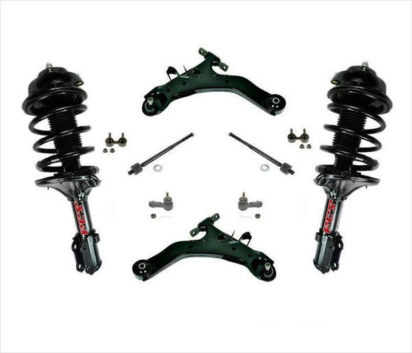 Front Coil Spring Struts Control Arms Sway Bar Tie Rod for Hyundai Elantra 01-06