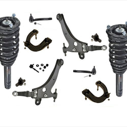 Fits 02-05 Sonata Coil Spring Struts Lower Control Arm Ball Joint Tie Rods 12Pc