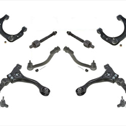 10 Pcs Chassis Kit Upper & Lower Control Arm With Ball Joints For 06-08 Sonata
