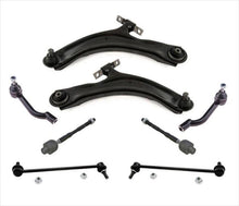 Brazos de control inferiores delanteros, barra estabilizadora, varillas de amarre para Nissan Rogue 8 piezas 08-13