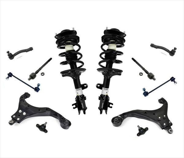 Barras de acoplamiento y enlaces de brazos de control de puntales delanteros completos para Hyundai Tucson 2005-2009