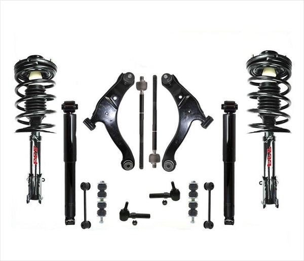 Front Complete Spring Struts & Shocks 14-PC Chassis Kit for 01-05 PT Cruiser
