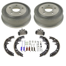 Brake Drums Shoes Wheel Cylinders Spring For Dodge Ram 1500 Pick Up 2000 2001