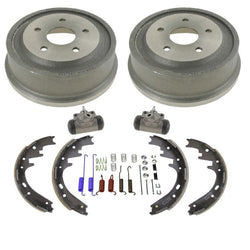 Nuevo Kit de resorte de cilindros de rueda de zapatos de tambores traseros para Dodge Ram 1500 Pick Up 00-01