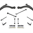 Front & Rear Arms Inner Outer Tie Rods Sway Bar Links Kit for 01-10 PT Cruiser