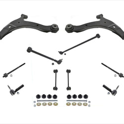 Front & Rear Arms Inner Outer Tie Rods Sway Bar Links Kit for 01-10 PT Cruiser