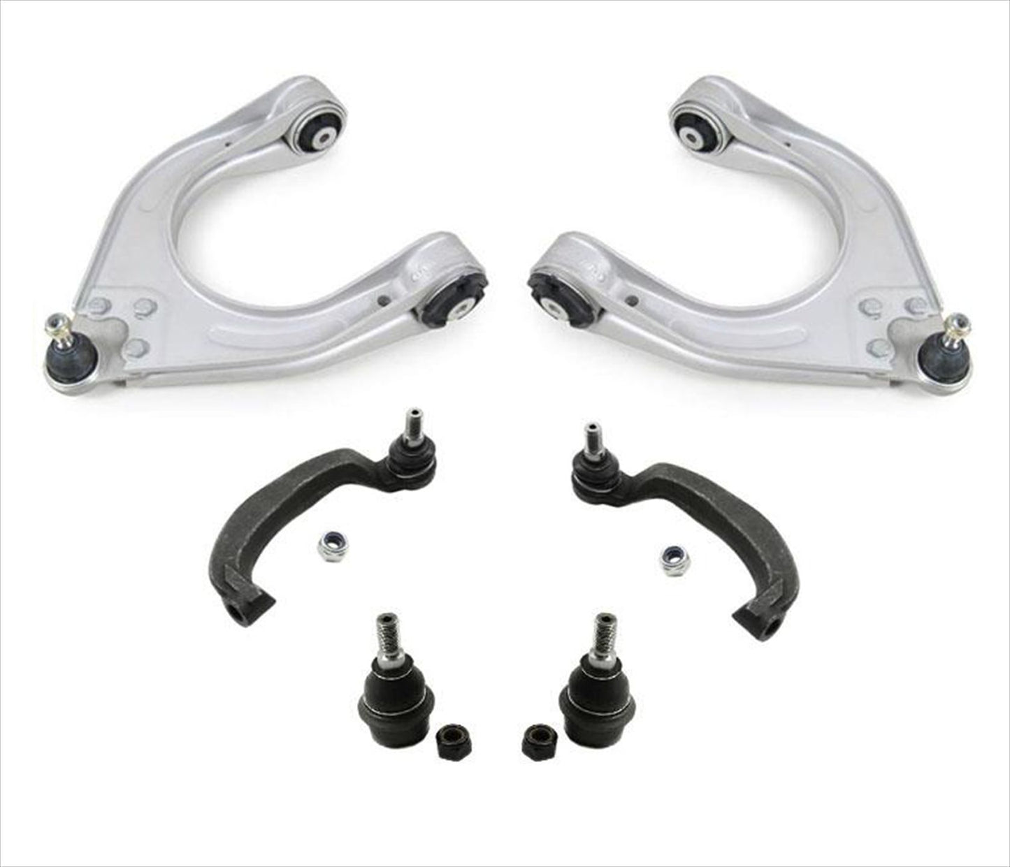 Front Upper Control Arm Bushings BJ Tie Rods for 4 Matic 08-09 E300 06-09 6Pc