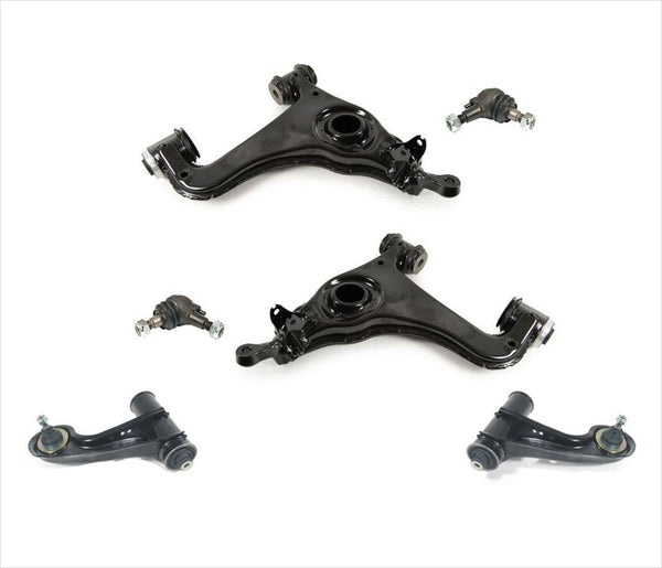 For 96-02 E320 E430 Rear Wheel Drive Only Upp Low Control Arm Bushing Ball J 6pc