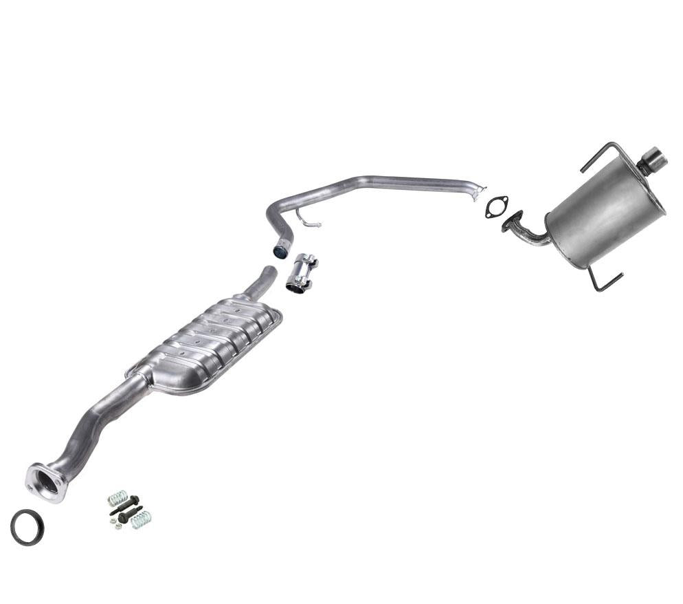 Silenciador de tubo de extensión del sistema de escape para Subaru Impreza 12-16 2.0L 4 puertas Sedan