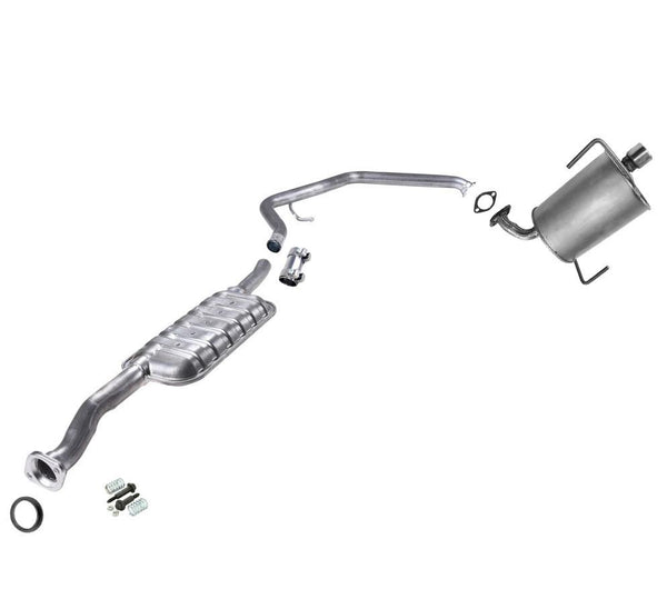 Exhaust System Extension Pipe Muffler for 12-16 Subaru Impreza 2.0L 4 Door Sedan