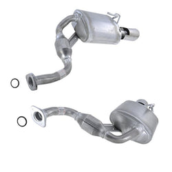 Left & Right Rear Mufflers Exhaust for Nissan Maxima 2009 2010 2011 2012 13 2017