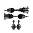 Front CV Drive Shaft Axles & Ball Joints for Ford 04-06 Expedition 4 Wheel Drive