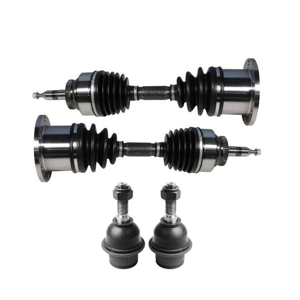 Front CV Drive Shaft Axles & Ball Joints for Ford 04-06 Expedition 4 Wheel Drive