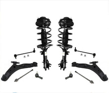 Puntales de resorte helicoidales delanteros + brazos de control + kit de chasis para Hyundai Santa Fe 01-06