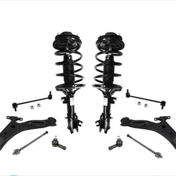 Front Coil Spring Struts + Control Arms + Chassis Kit for 01-06 Hyundai Santa Fe