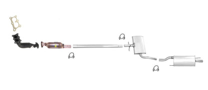 FULL COMPLETE EXHAUST SYSTEM OE STYLE for Volkswagen GOLF MK3 2.0L 95-99