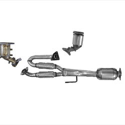 Tubo flexible en Y del motor con (3) convertidores catalíticos para Nissan Maxima V6 3.5L 09-14