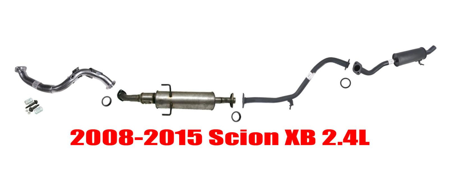 Tubo delantero del motor debajo del sistema de escape del convertidor del coche para Scion XB 2.4L 08-15