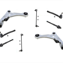 Front Lower Control Arm W Bushing & Ball Joint Tie Rods Links For 2007-12 Altima