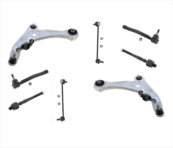 Front Lower Control Arm W Bushing & Ball Joint Tie Rods Links For 2007-12 Altima