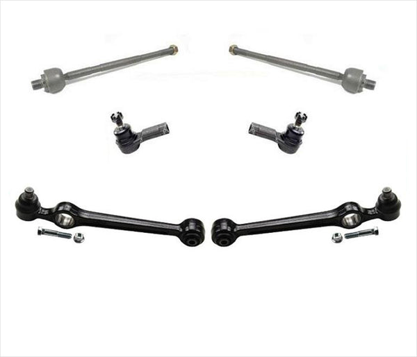 for 90-93 Ford Festiva Lower Ball Joints Control Arms Inner Outer Tie Rod Ends