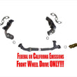 Front & Rear Converters with Flex Pipe for Toyota Sienna Front Wheel Drive 04-06