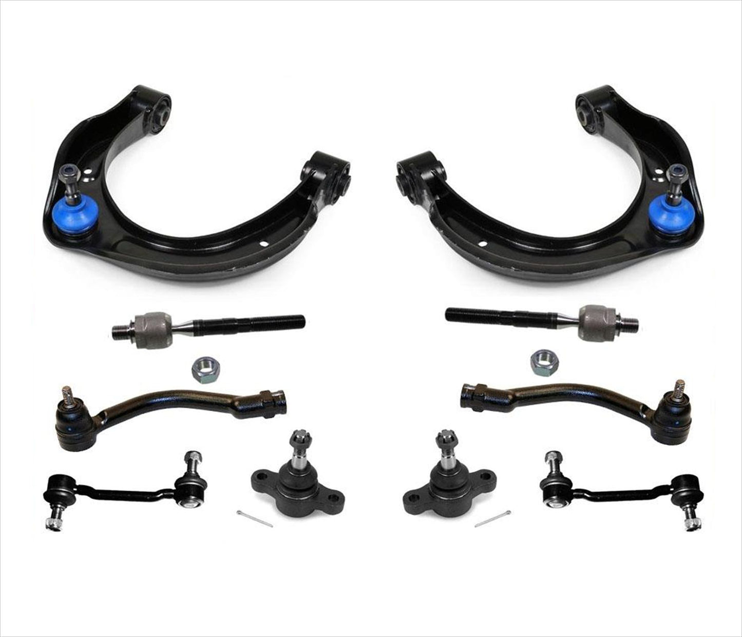 Control Arms Ball Joints Tie Rods Sway Bar Links 10pc for Hyundai Azera 07-11