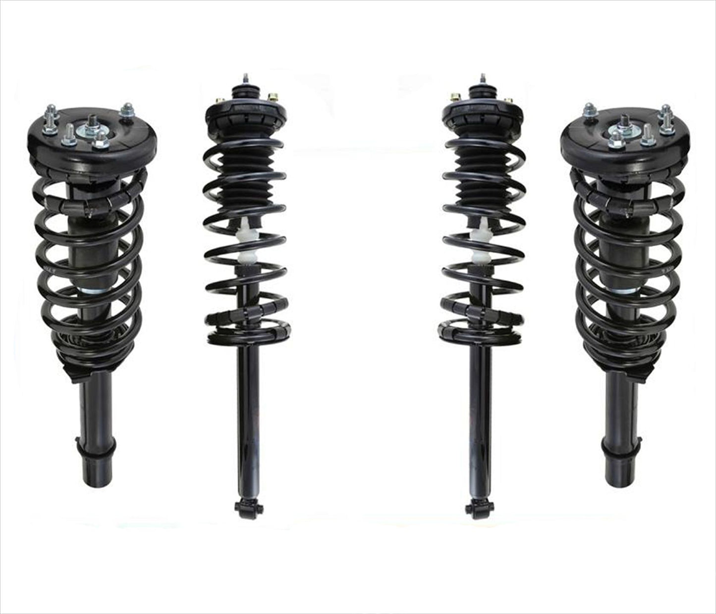 Front & Rear Left & Right Coil Spring Struts and Mounts for 98-02 Honda Accord