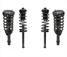 Front & Rear Left & Right Coil Spring Struts and Mounts for 98-02 Honda Accord