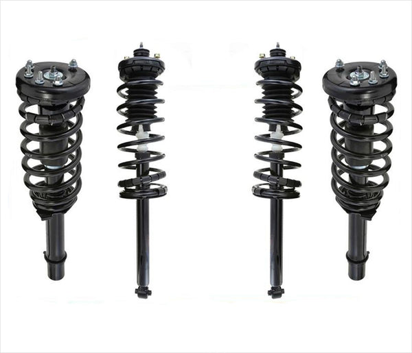 Front & Rear Left & Right Coil Spring Struts and Mounts for 98-02 Honda Accord