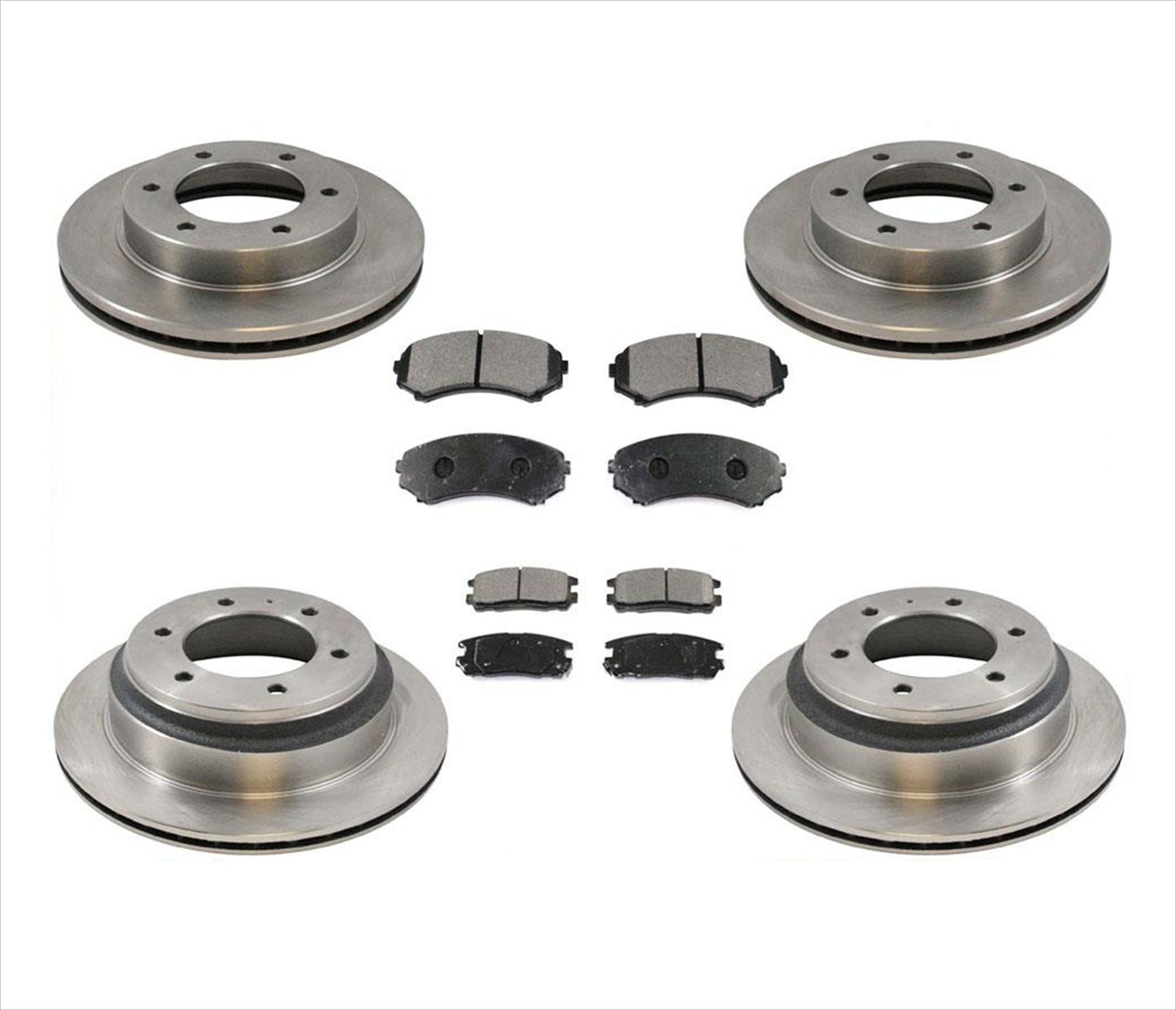 Rotors & Brake Pads Rodeo Sport Models With 4 Wheel Disc Brakes 02-03