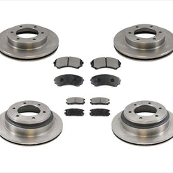 Rotors & Brake Pads Rodeo Sport Models With 4 Wheel Disc Brakes 02-03