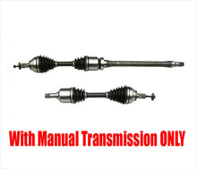 Ejes motrices CV PARA VOLVO 07-13 C30 Tracción delantera con transmisión manual