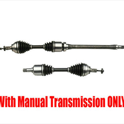 CV Drive Axles FOR VOLVO 07-13 C30 Front Wheel Drive With Manual Transmission